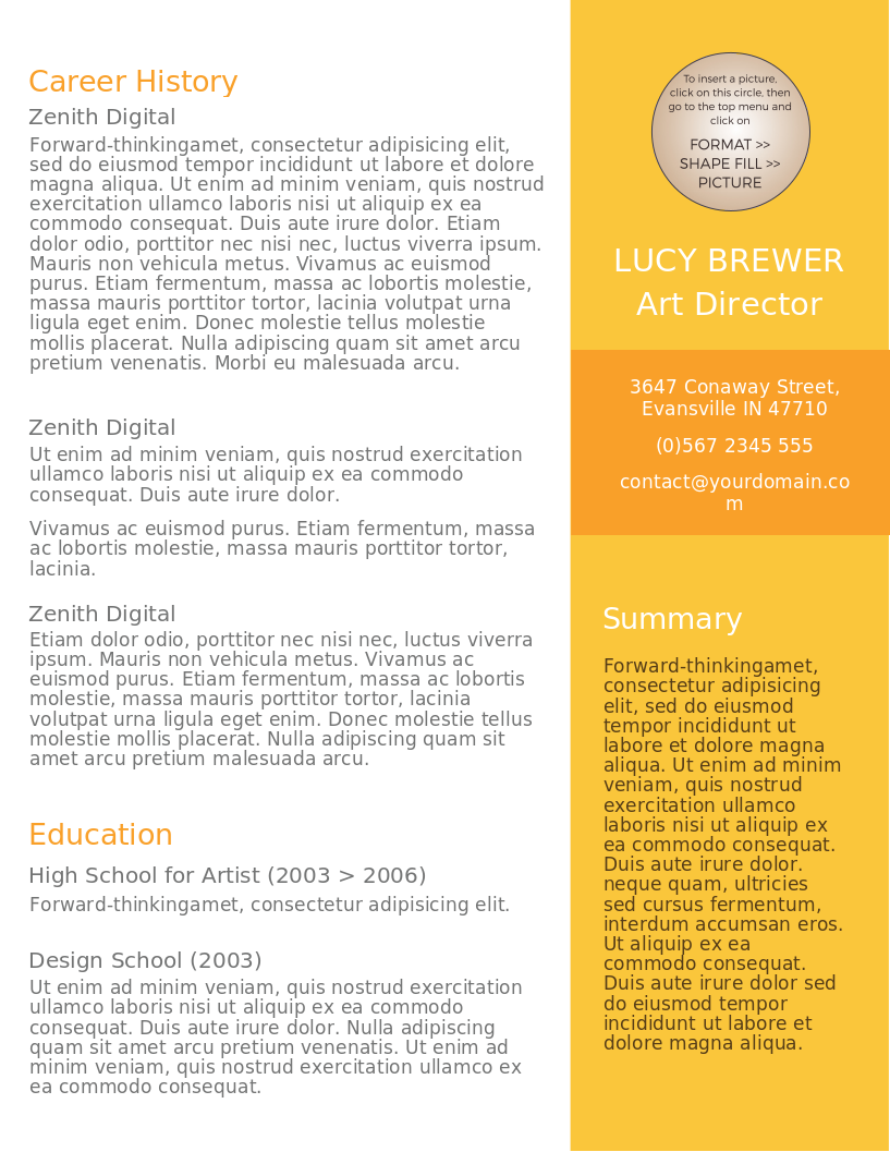 Perfect Day CV preview